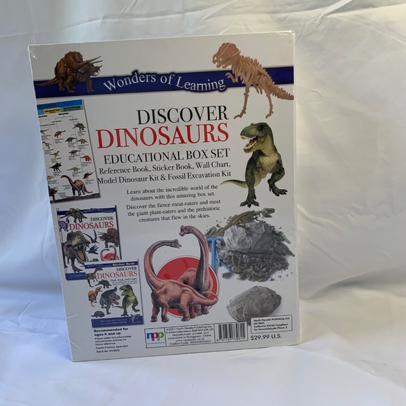 Discover Dinosaurs Education Box Set New Sealed - Picture 4 of 9